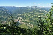 90 Dalla cima del Monte Molinasco (Ronco) vista panoramica sulla conca di S. Giovanni Bianco